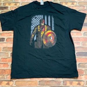 Vintage captain America FSU t shirt